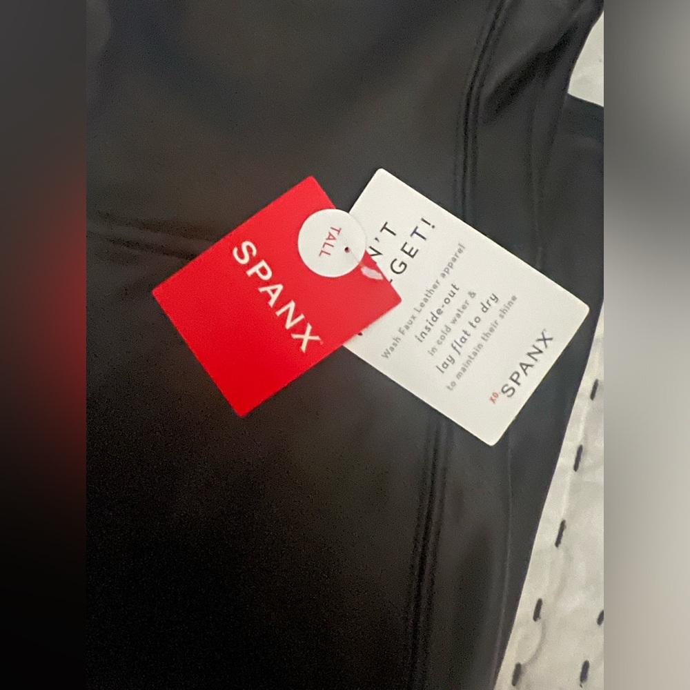 Spanx faux Black Leggings BRAND NEW!